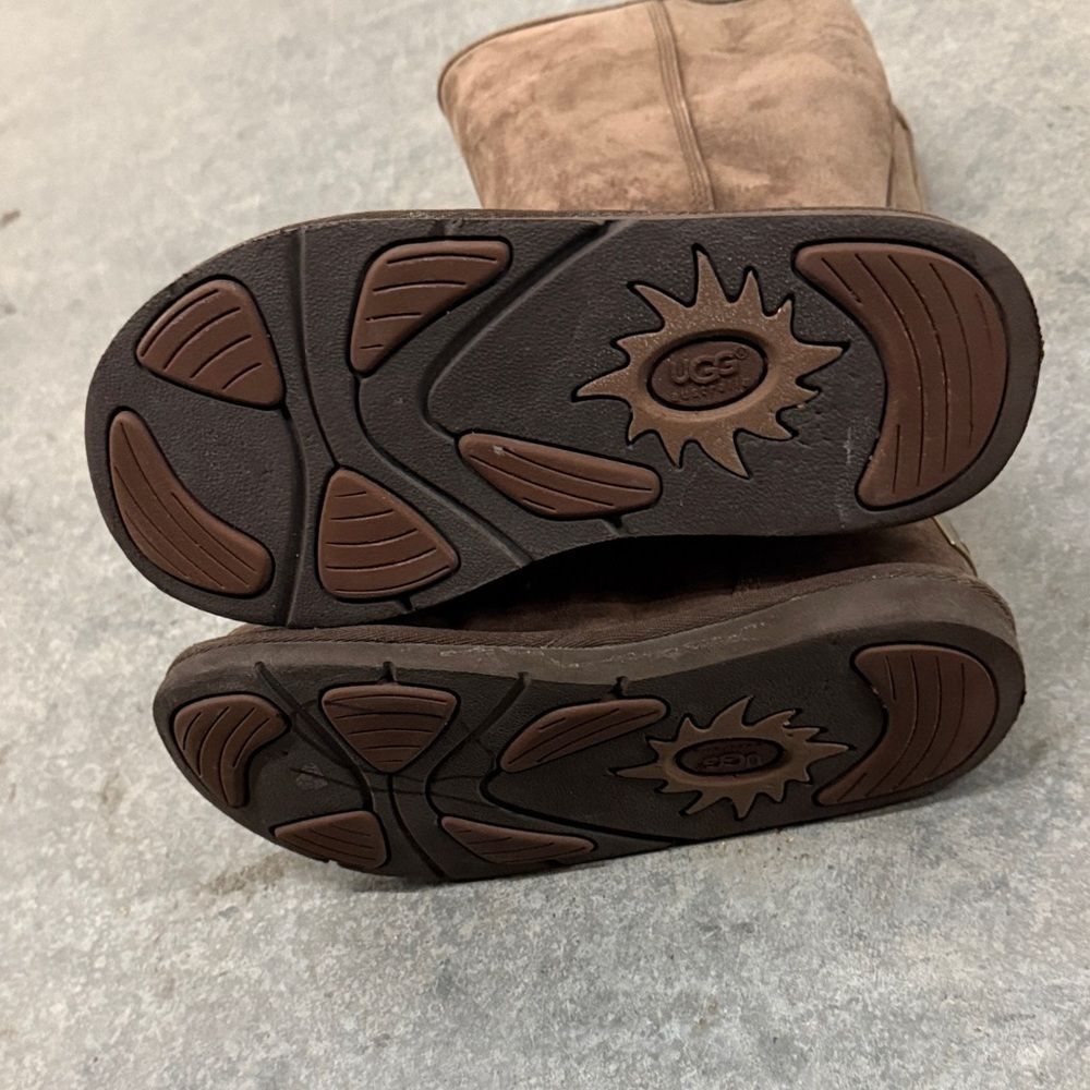 UGG Chocolate Brown Winter Boots - Picture 4 of 5